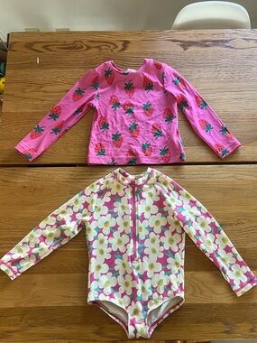 Hanna Andersson Rash Guard top and one-piece